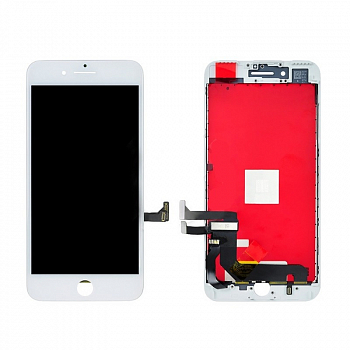 Модуль для Apple iPhone 7 Plus, белый с рамкой (LCD)
