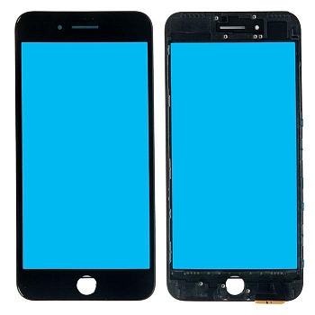 Сенсорное стекло (тачскрин) + рамка для Apple iPhone 7 Plus, черный