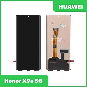 Дисплей (экран в сборе) для телефона Huawei Honor X9A (RMO-NX1, 5109ALXQ) (черный) OLED